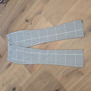 Express Women's 00 Columnist Grey Striped Slack Pants